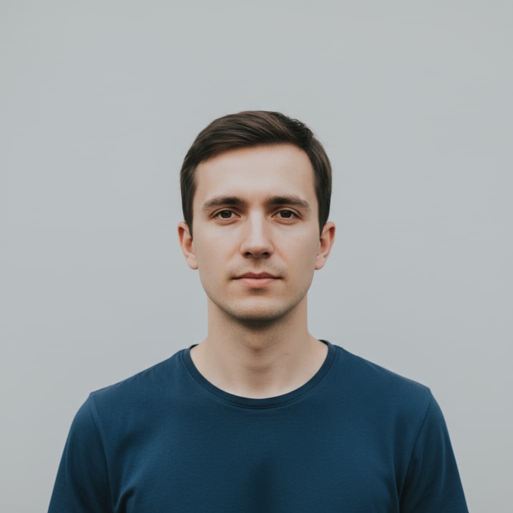 Cinematic Portrait with Dramatic Lighting - Before