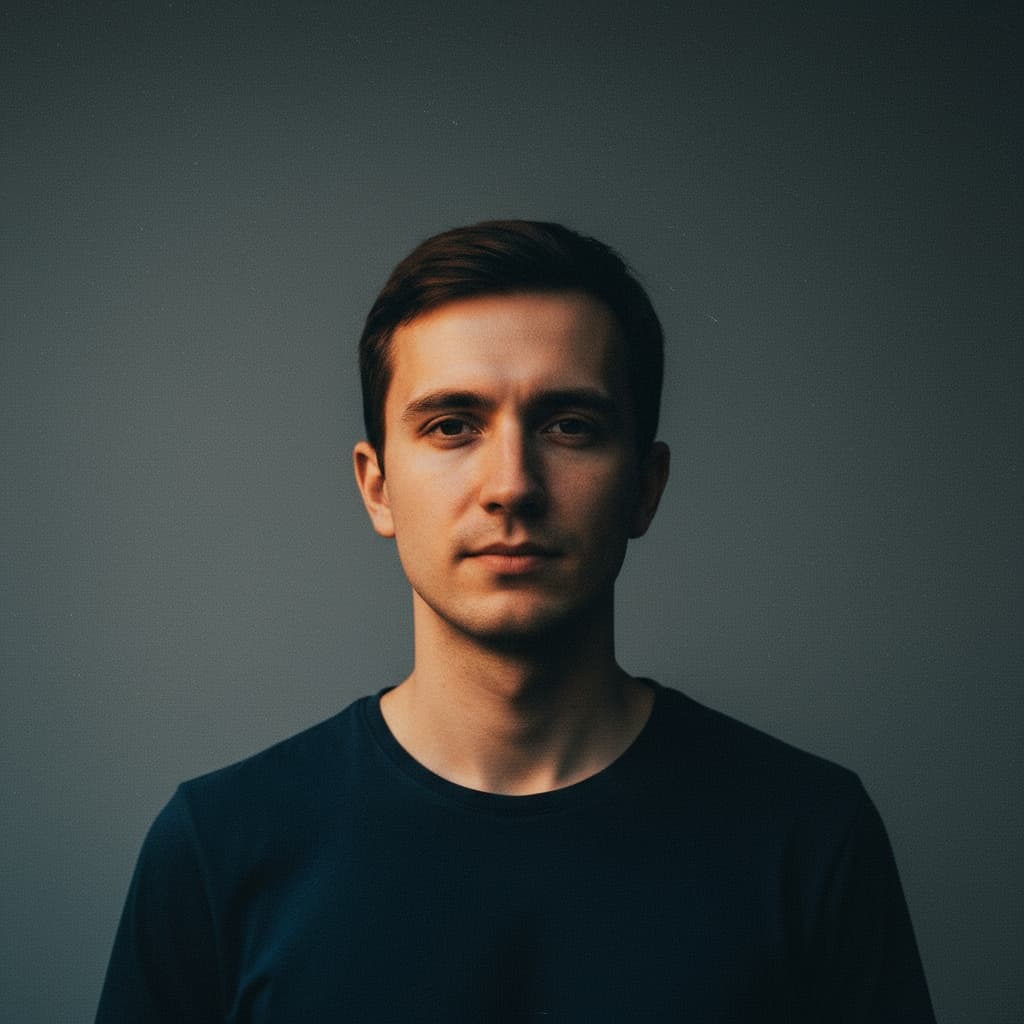 Cinematic Portrait with Dramatic Lighting - After